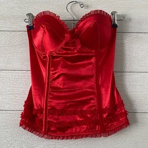 Red Adjustable Corset